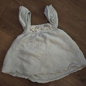 Thari Girls Embroidered Sleevless Shirt